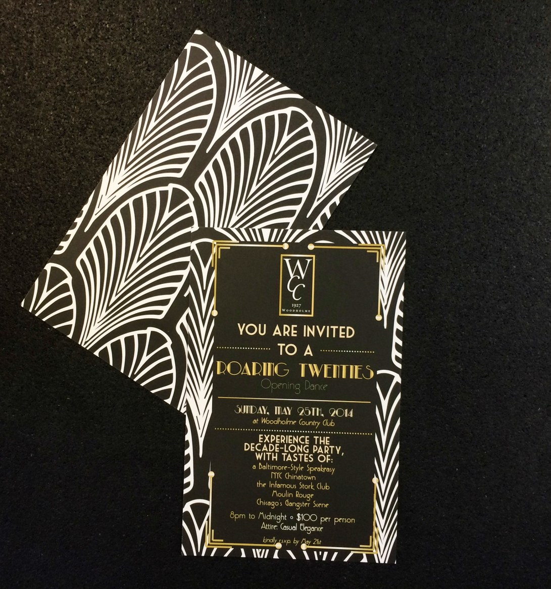 Roaring Twenties Invite